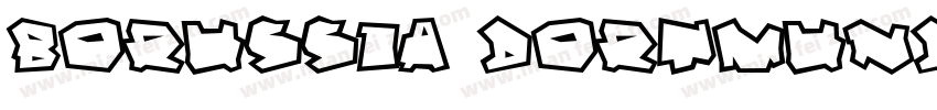 Borussia Dortmund 1516 Regular字体转换